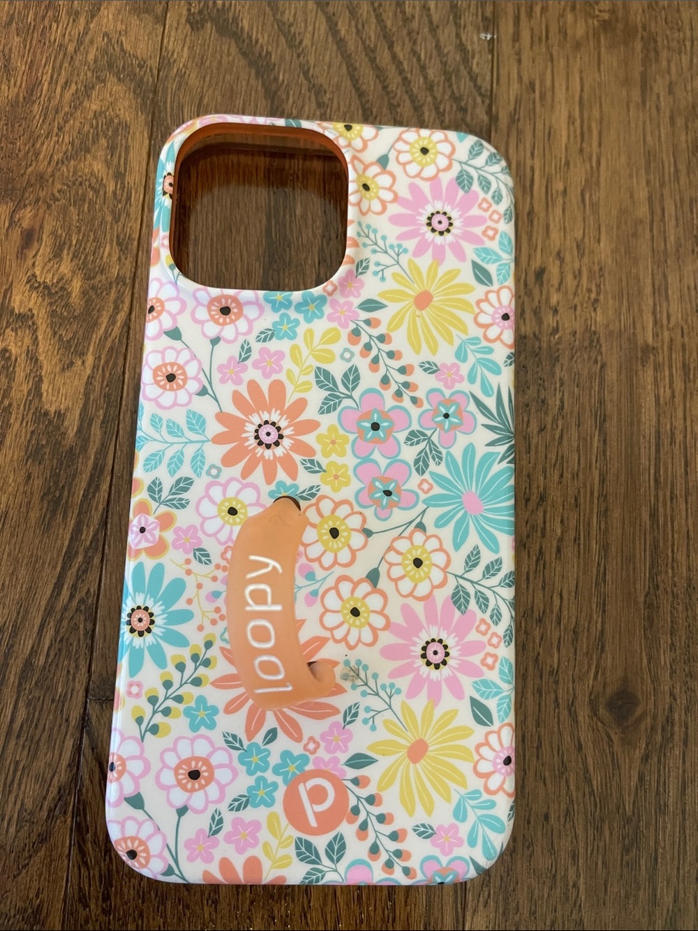 Loopy Case Pastel Floral Phone Case - Pink, Yellow, Teal